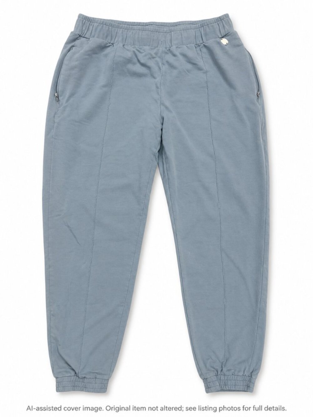 iZCA Kids Light Blue Jogger Pants 2XL Zip Pockets Elastic Cuffs